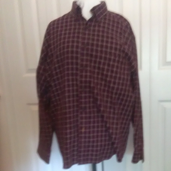 Men's XL dark red Pendleton shirt - Picture 3 of 4
